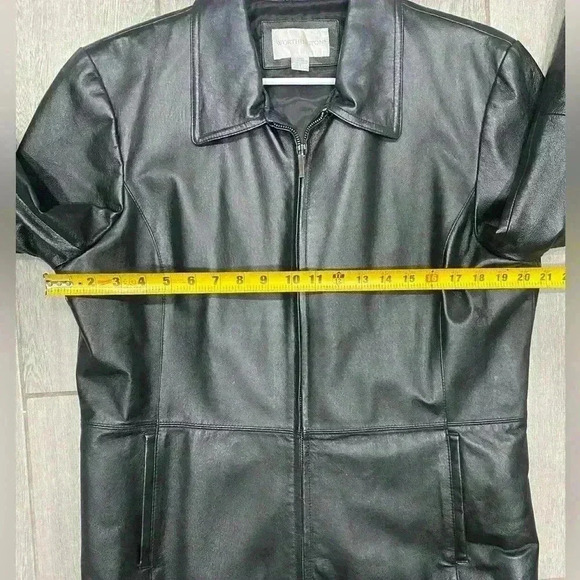 Worthington Women’s Leather Jacket Black Size XL - Picture 9 of 10